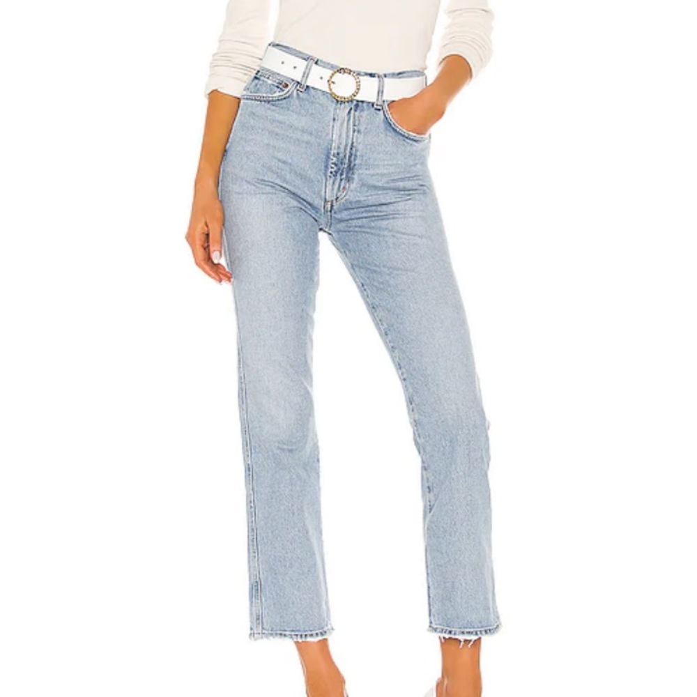 AGOLDE pinch waist Hi risk kick in color impression